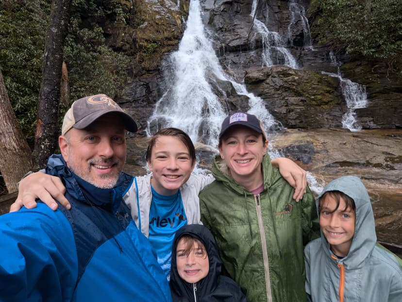 The Berger family - owners of Mountain View Animal Hospital